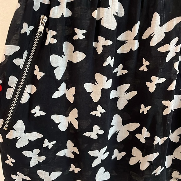 🦋 Y2K Vintage Circa 2006 Butterfly print Dress with zipper detail ✨ - Picture 7 of 17